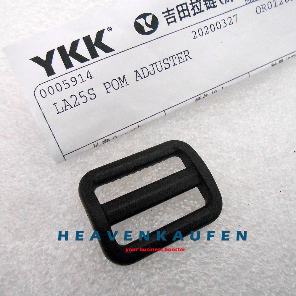 Ring Jalan Adjuster Merk YKK 2,5 cm Poly Acetal Bagus Kuat Berkualitas