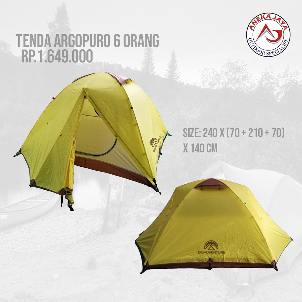 TENDA BIG ADVENTURE ARGOPURO 6 ORANG