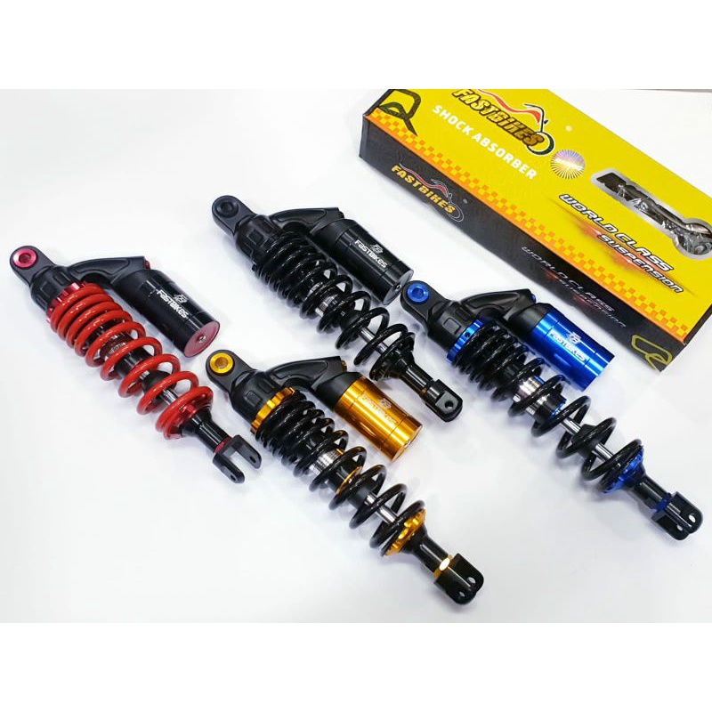 shockbreaker shock belakang fastbikes model v series tabung atas 330mm 305mm Mio Lexi Scoopy beat Xeon sywave dll