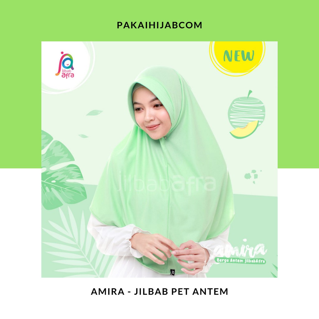 AMIRA Size L BEST SELLER Jilbab Instan antem  AMIRA By 