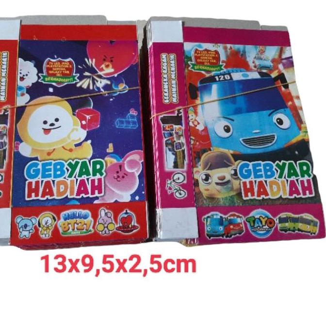 

♘ 100pcs kotak kado besar mix ✷