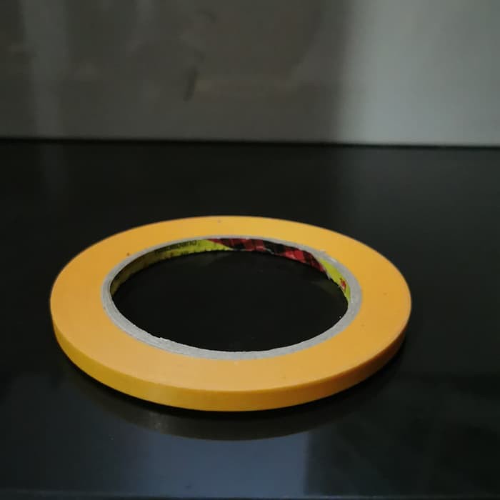 

lakban kertas masking tape tahan panas merk 3M 6mm x 50m ( Gundam Model Kit )