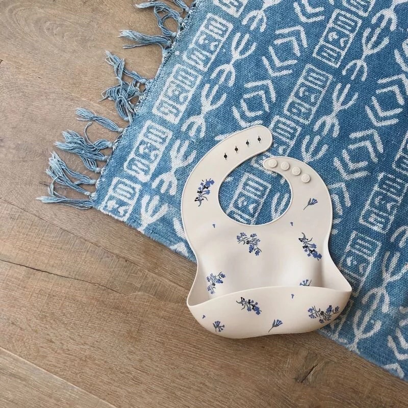 Print Silicone Baby Bib like Mushie | Celemek silikon bayi BPA Free