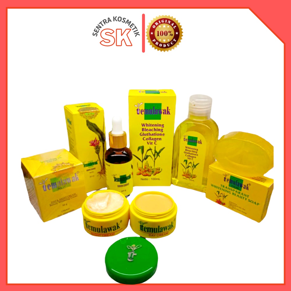 PAKET KOMPLIT TEMULAWAK ESSENCE/Glowing 5IN1