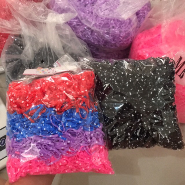 Karet rambut  jepang  murah 100gr MOTIF ikat rambut  jepang  