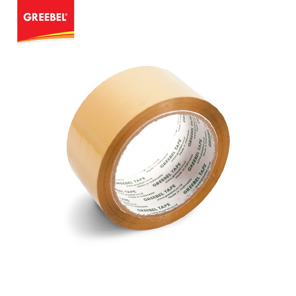 

DUS / LAKBAN GREEBEL 2 INCH ISI 72 PCS COKLAT PUTIH