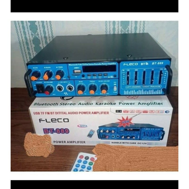 power amplifier karaoke BT 889 /amplifier FLECO
