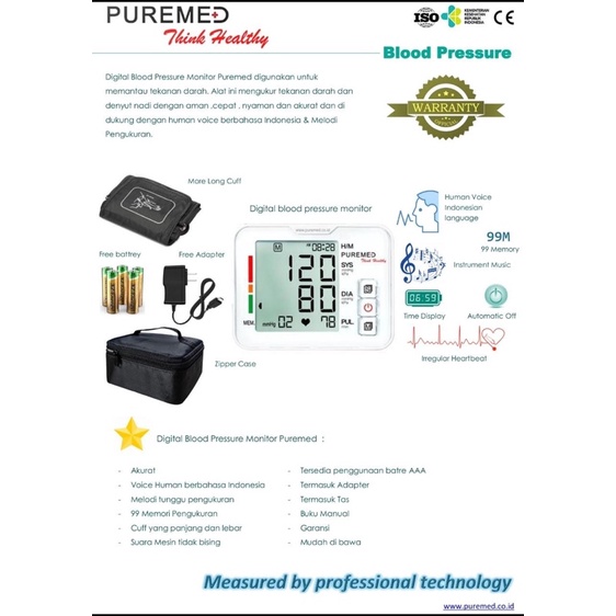 Tensi Digital General Care LD 521/Tensimeter Digital Puremed/Tensi Digital Murah Bergaransi