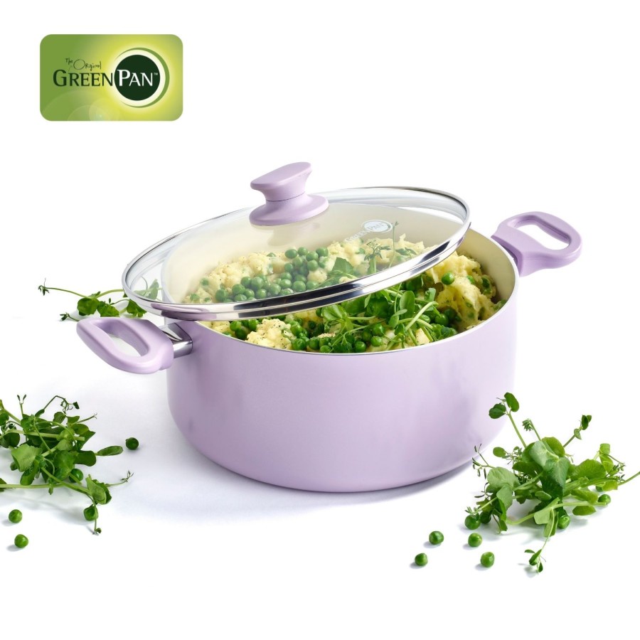 GreenPan Delight Lavender Cvd Casserole 24 cm / 2.13 L