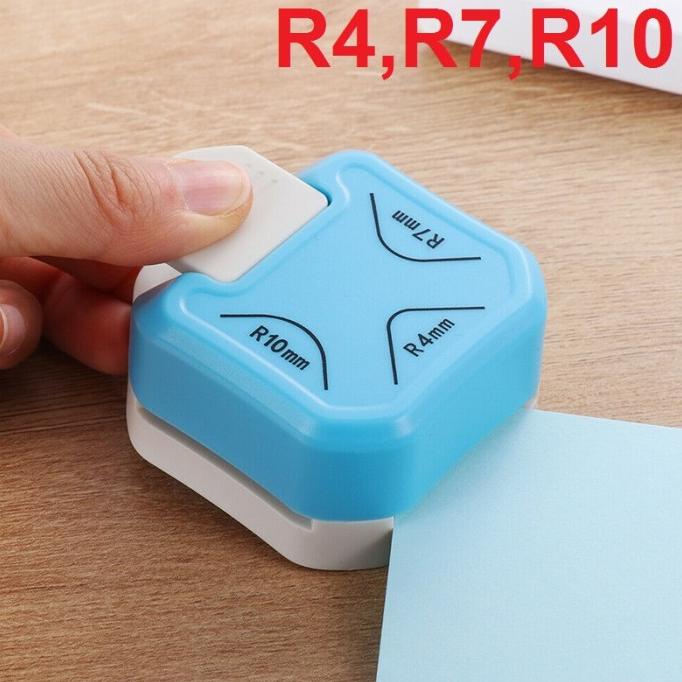 

Corner Puncher Rounder Alat Pemotong Sudut Kertas Kartu 3 In 1 R4 R7