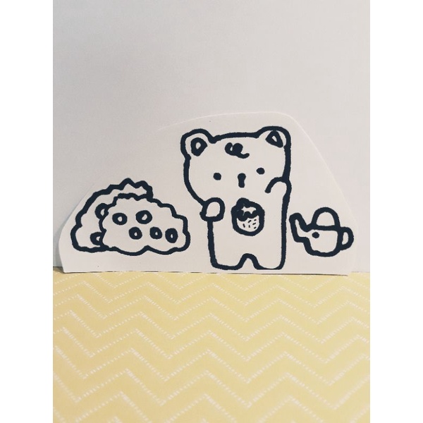 

Warm Hugs - Gardening Bear -Big sticker #5- sticker yang bisa di warnai