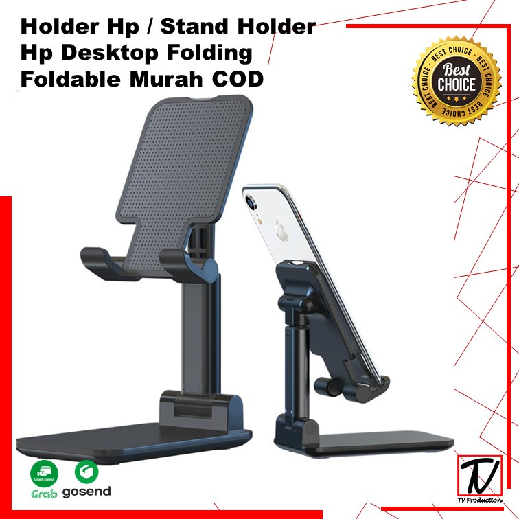 Holder Hp / Stand Holder Hp Desktop Folding Foldable Murah COD