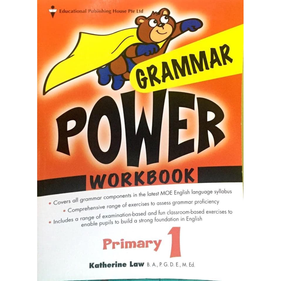 Buku - PRIMARY 1 ENGLISH GRAMMAR POWER WORKBOOK