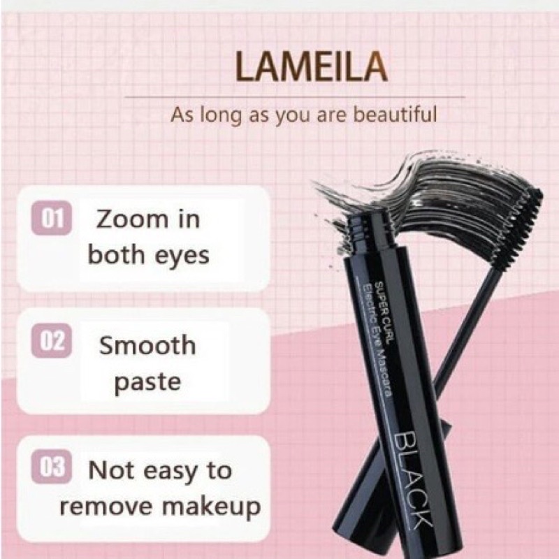 Lameila Eye Mascara Electric Eye Rotary Brush Mascara