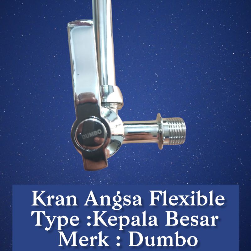 Kran Angsa Flexible Kepala Besar Keran Dapur Air Cuci Piring Wastafel Sink Keran Bak Cuci isco Model Engkol / Baling / Kran Bak Cuci Piring