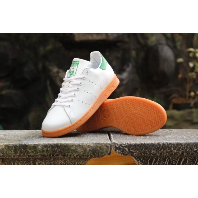 Sepatu Adidas Stan Smith White Sole Gum Original Made in Indonesia BNWB