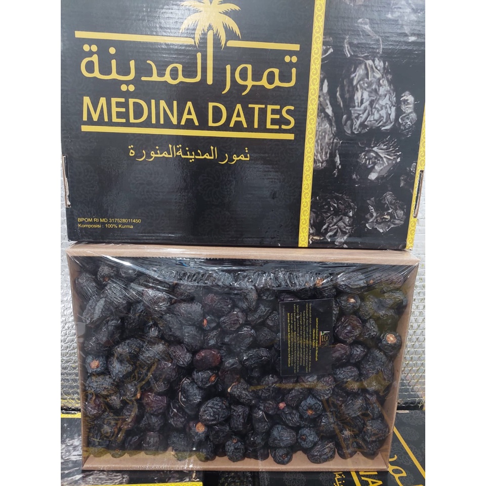 

Kurma Ajwa Al Madinah Premium Dus Hitam 5kg