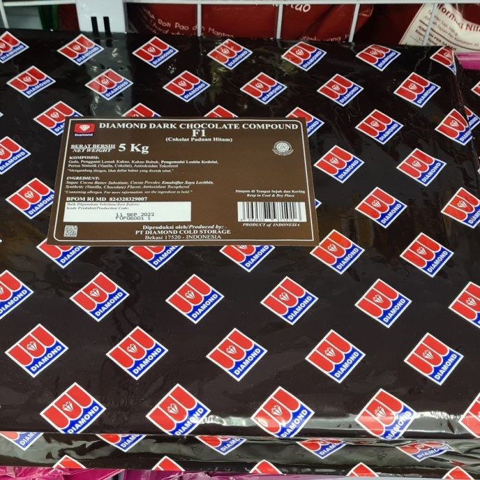 

COKLAT DARK COMPOUND DIAMOND 5KG