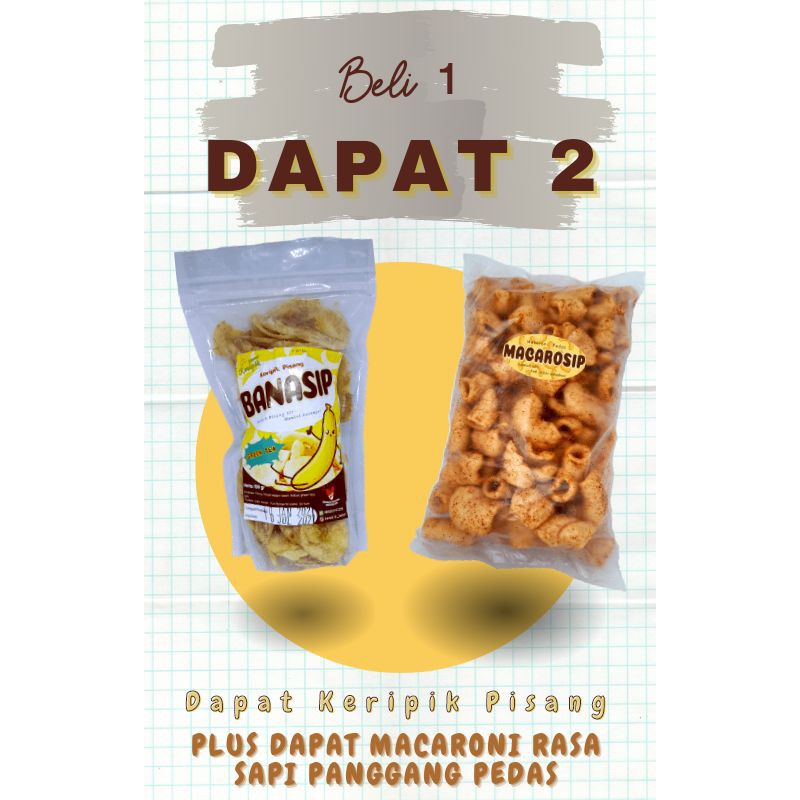 

Keripik Pisang Enak Kripik Pisang Murah Keripik Pisang Lampung Beli 1 Dapat 2 Banasip Keripik Pisang