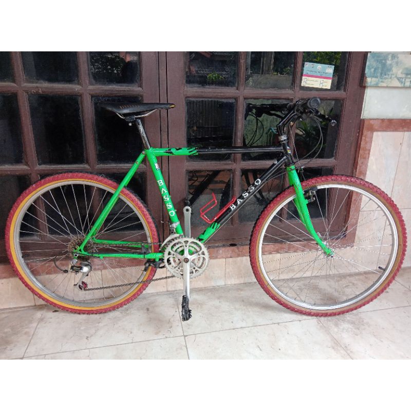 Sepeda Vintage Basso Italy Columbus tubing Shimano Deore XT