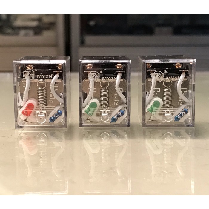 RELAY MY2N 8P 8 PIN KAKI 220VAC AC 220V 220 VOLT