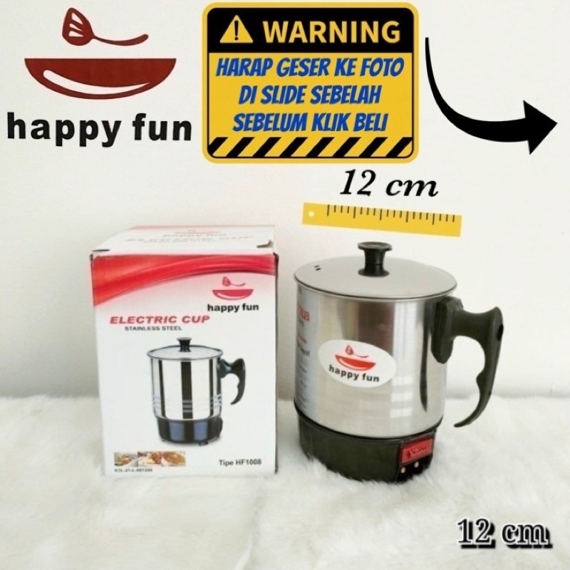 Teko / Mug Listrik Happy Fun 12cm
