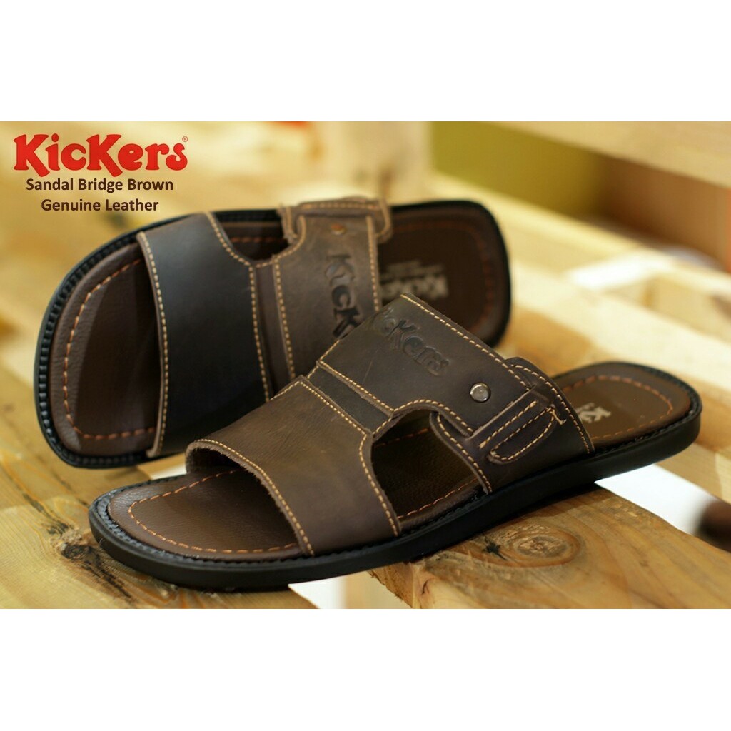 sandal slide kulit pria chafra sandal cowok jepit 13 terbaru oaling murah kulit asli