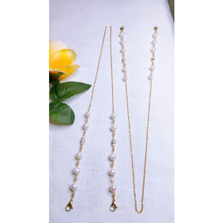 kalung masker mutiara air tawar