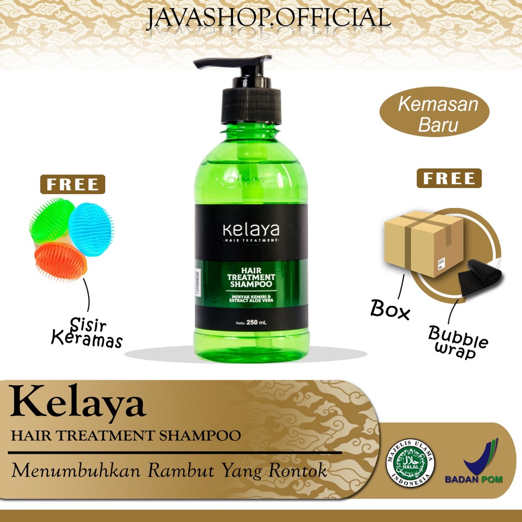 Jual KOMPLIT HEMAT FREE SISIR Paket Kelaya Hair Serum Treatment