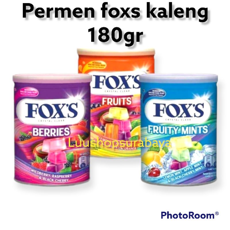 

Foxs Permen Fox's Crystal Kaleng 170gr