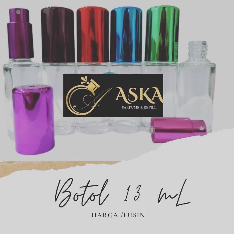BOTOL PARFUM KOSONG 13 ML (/LUSIN)