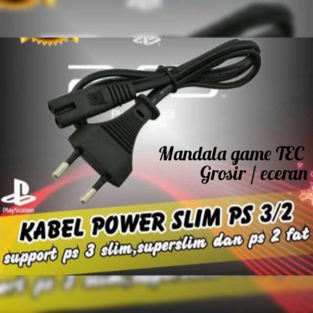 Kabel power / kabel listrik ps2 ps3
