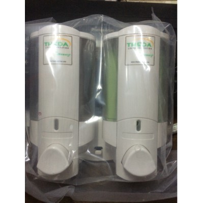 theda tempat sabun double / hand soap dispenser double/ sabun cair memory