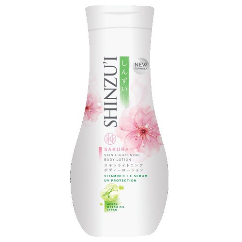 Shinzui Skin Lightening Body Lotion  210ml - Body Lotion Matsu Hana Kensho Kirei Myori Sakura Halal Original BPOM