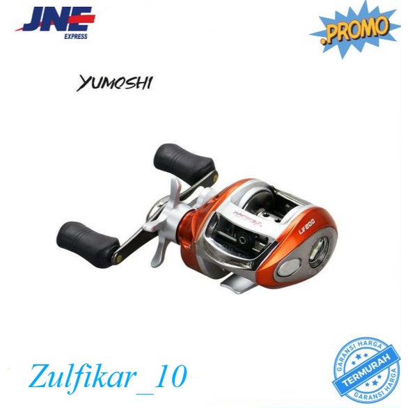 Gulungan Reel Pancing 12+1 BB Ball Bearing Tangan Kanan-YUMOSHI LV200