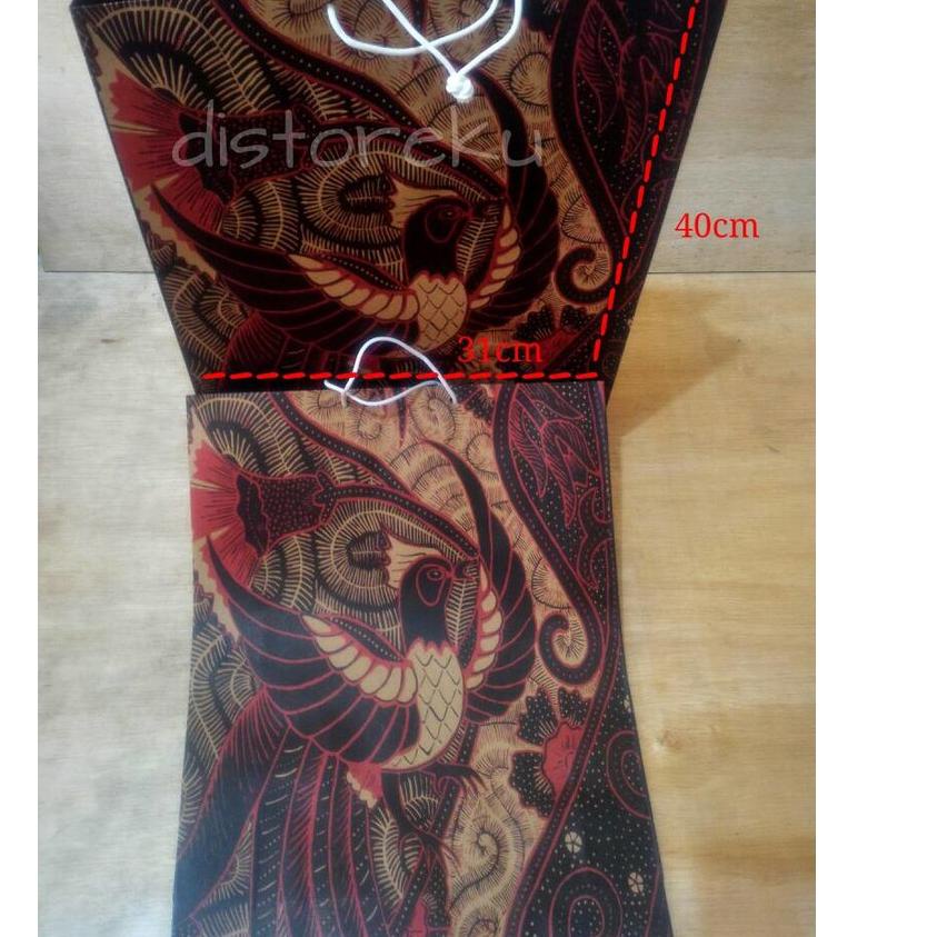 

℮ isi 12pcs TAS KERTAS BATIK BESAR paper shopping bag goodie bag LARGE ❊