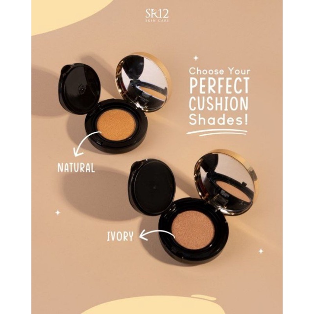 Flawless Fusion Perfect Cushion Ivory High Coverage, Poreless &amp; Long-Lasting Cushion Cover SPF 30+ - Cushion Matte