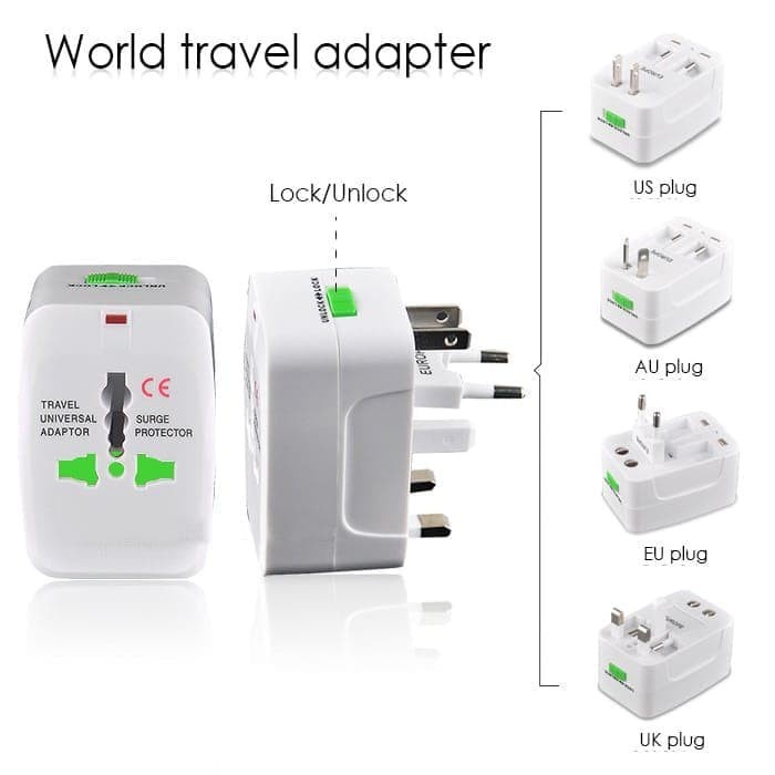 Travel Adaptor Adapter Internasional 4 in 1