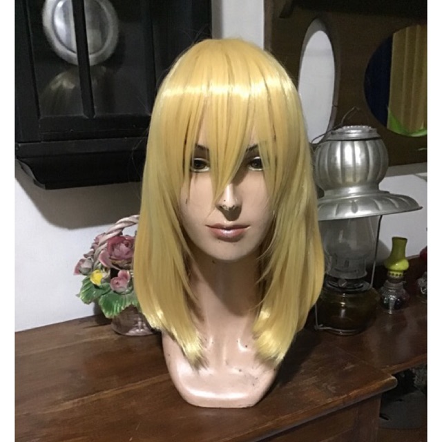 Howl's Moving Castle wig cosplay yellow blonde halloween
