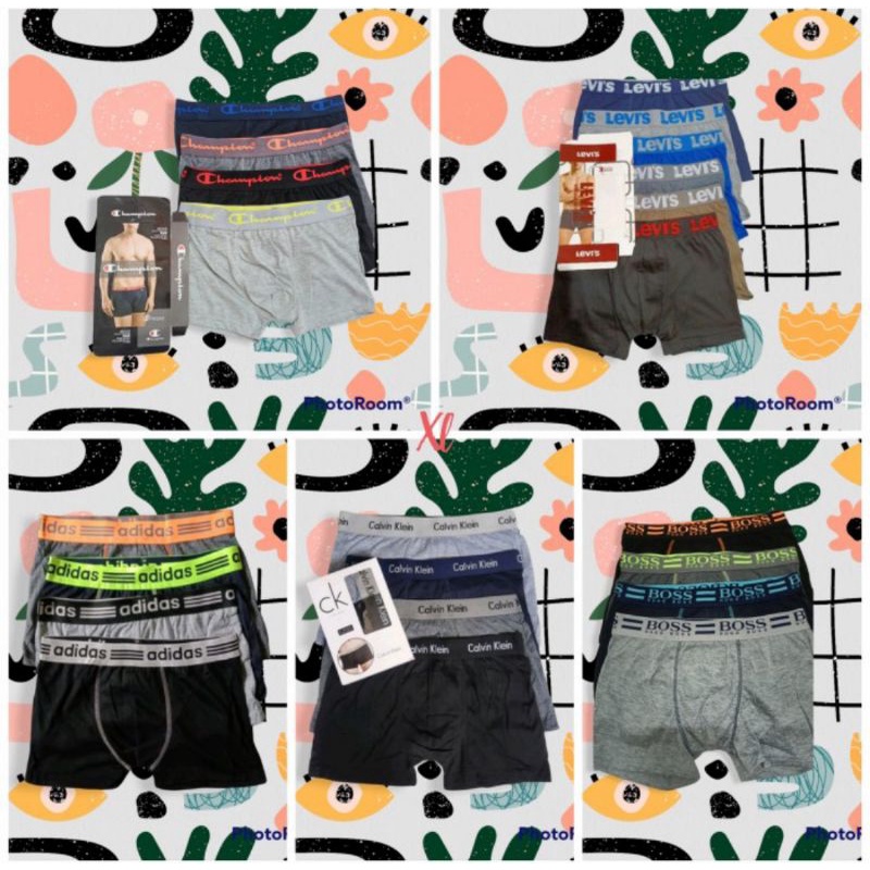 CELANA DALAM BOXER PRIA MURAH / BOXER POLO PRIA DEWASA