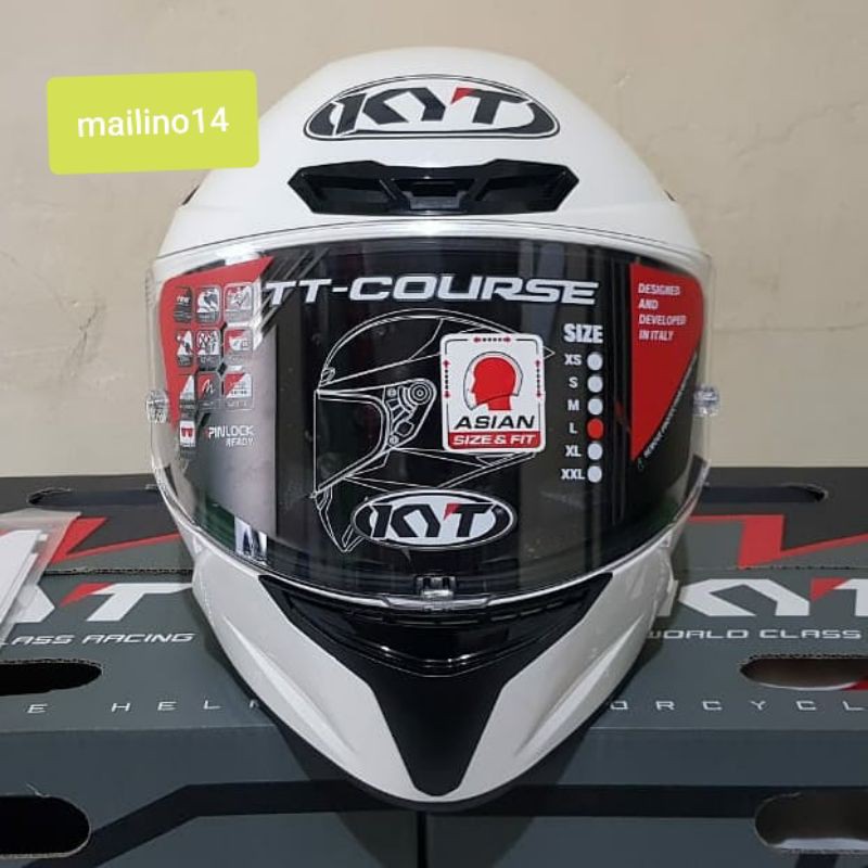 kyt tt course white