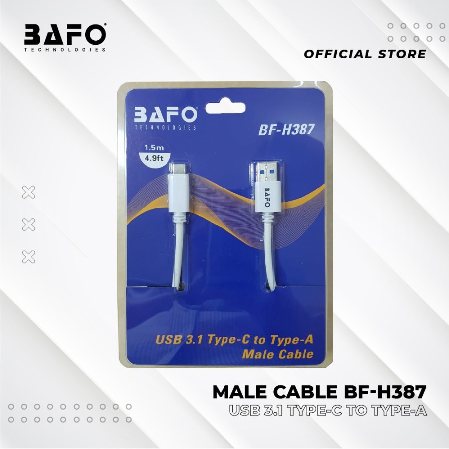 Converter Cable Type-C to USB 3.1 BAFO BF-H387 - Male