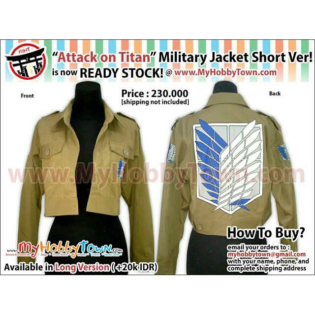 Jaket Attack on titan
