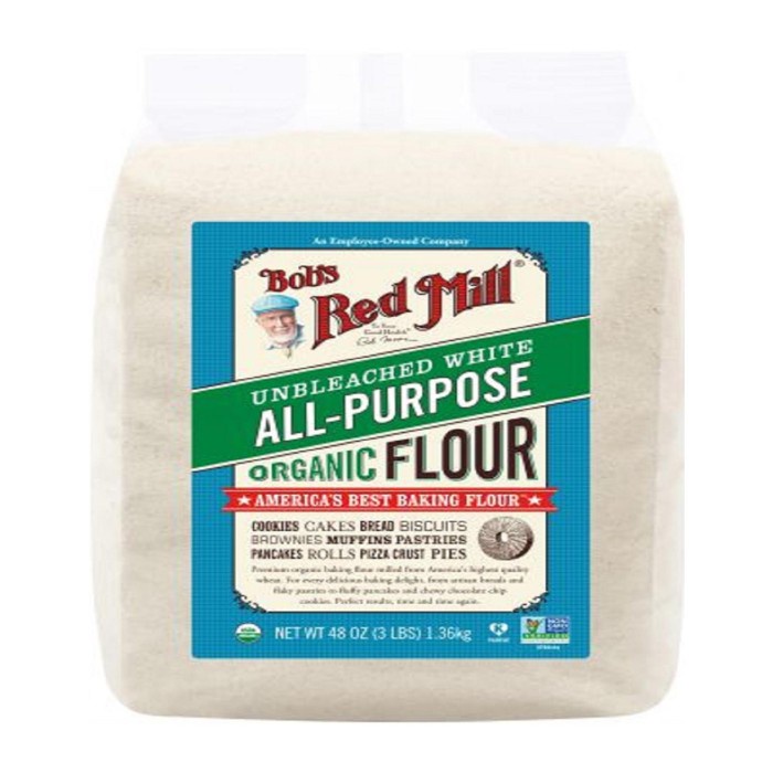 

Bob'S Red Mill Organic Unbleached All Purpose White Flour