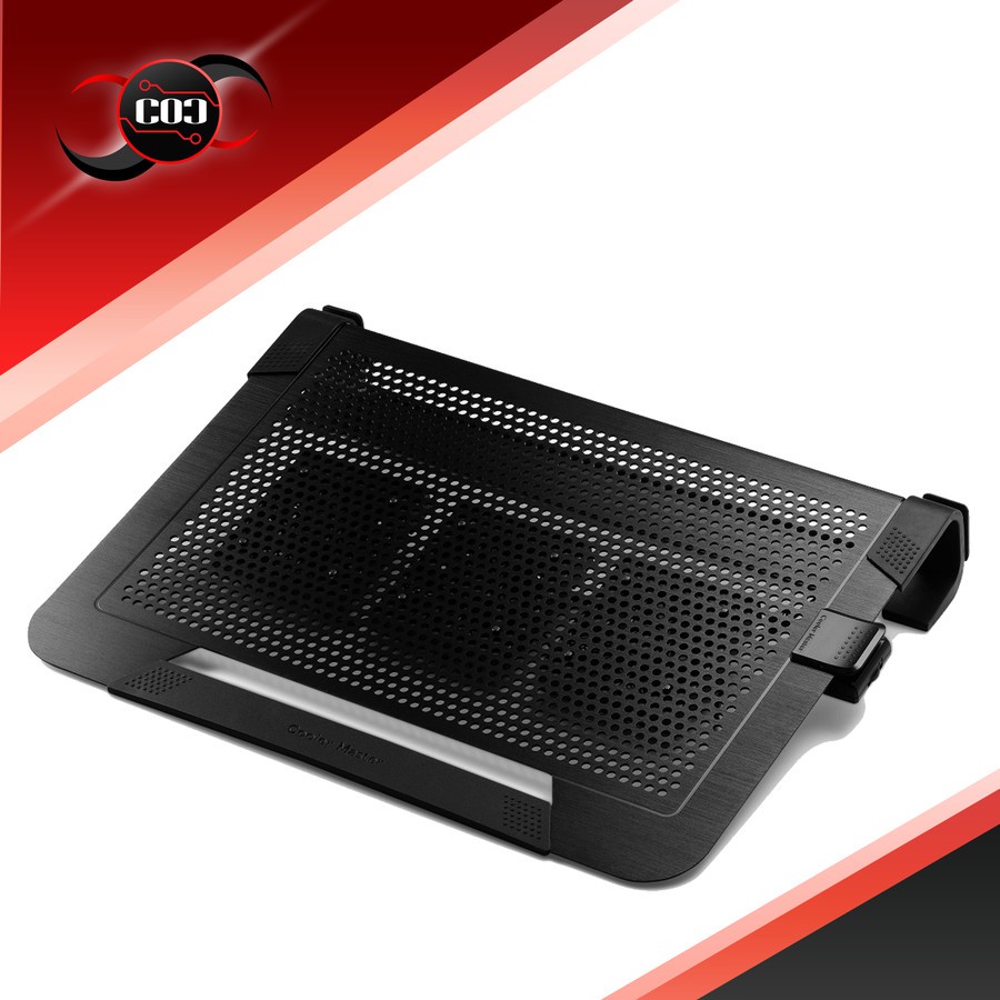 Cooler Master Notepal U3 Plus Black Silver Titanium With 3 Fan Shopee Indonesia