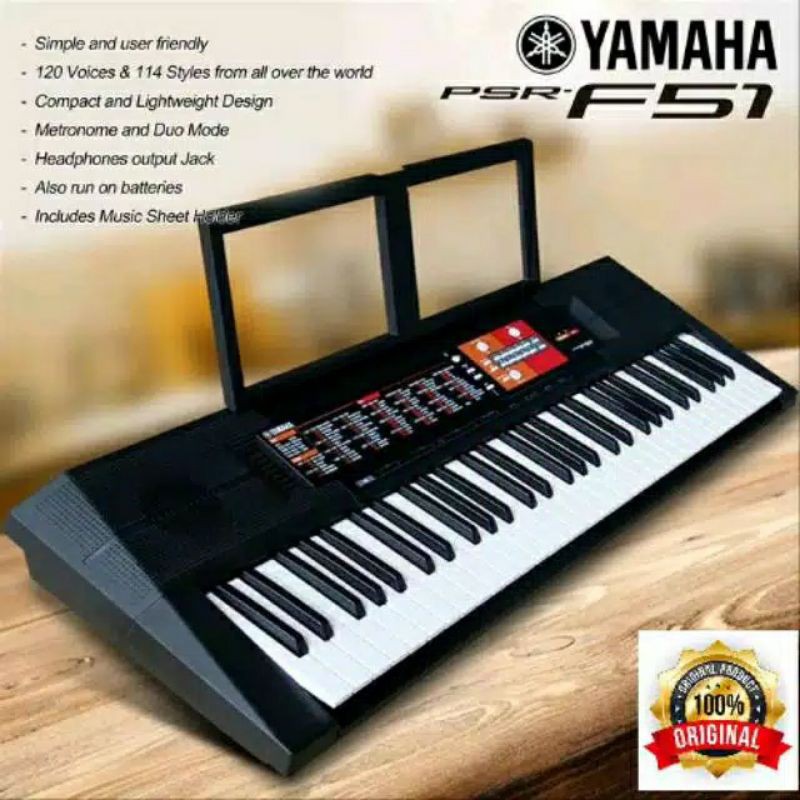 Keyboard Yamaha PSR F51/ PSR F-51/ PSRF51 Original