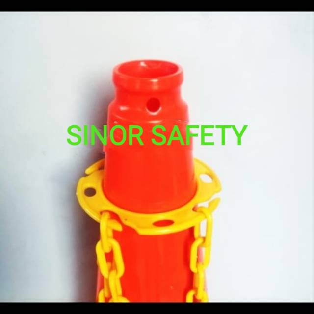 Ringe Cone Connector Gantungan Rantai Plastik Traffic Cone Kerucut