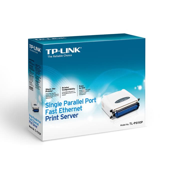 TP-Link TL-PS110P Single Parallel Port Fast Ethernet Server Print