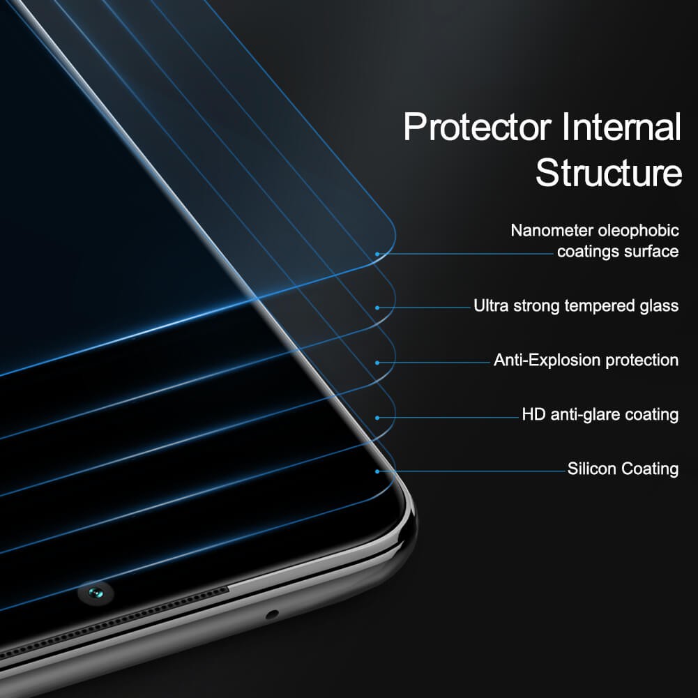 GENUINE Amzg H+ Pro Tempered Glass XIAOMI Redmi note 8 pro