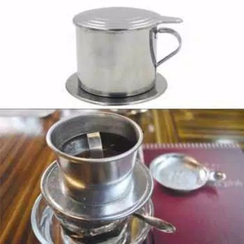 Teko kopi Coffe filter drp 7Q - saringan kopi ala vietnam stainless steel